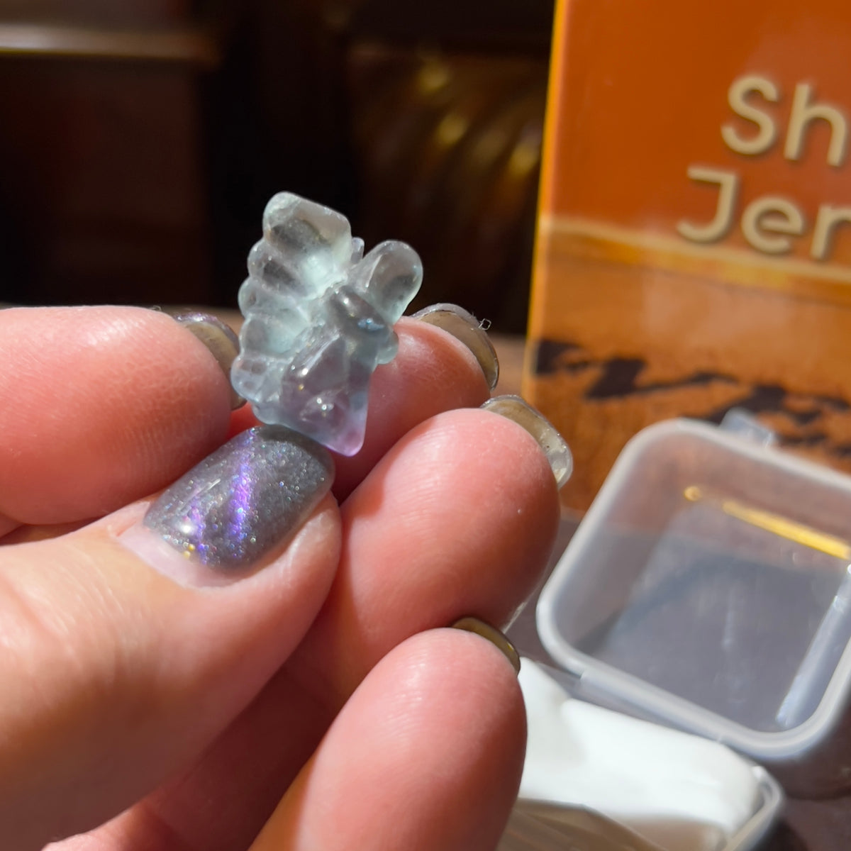 Mini Fluorite Carving: Fairy