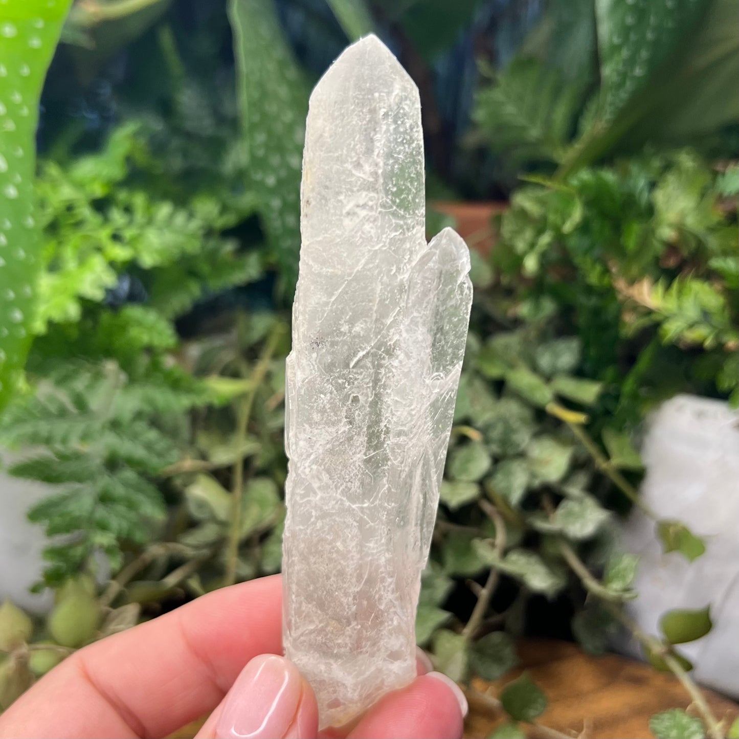 Inner Mongolian Quartz Point Twins with large key across entire front
