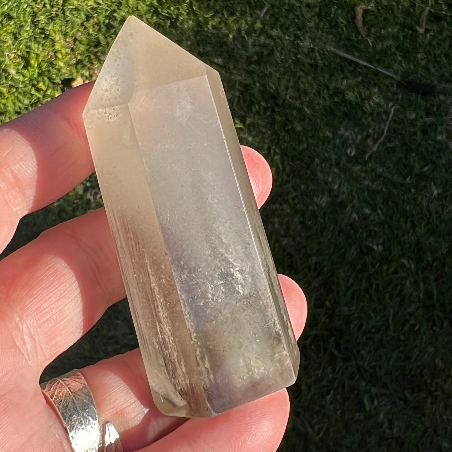'Thousand Layer' Inclusion Phantom Quartz Point | Brazil