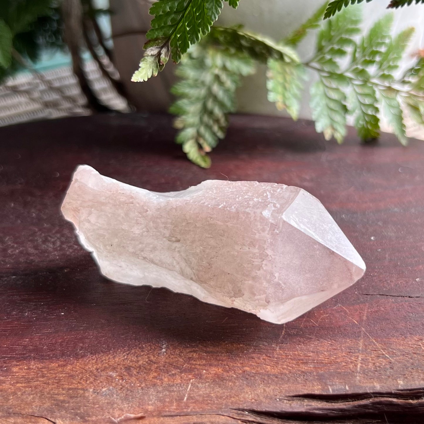 Natural Lithium Candle Quartz Point