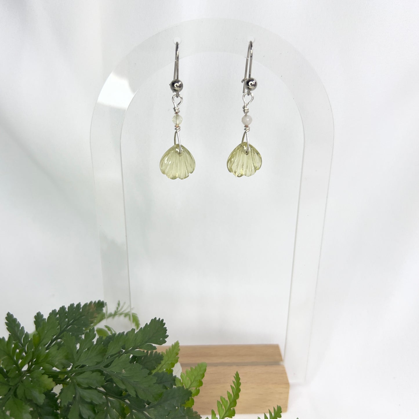 Lemon Quartz & Golden Rutilated Quartz Earrings: Clarity ∙ Optimism ∙ Mental Focus