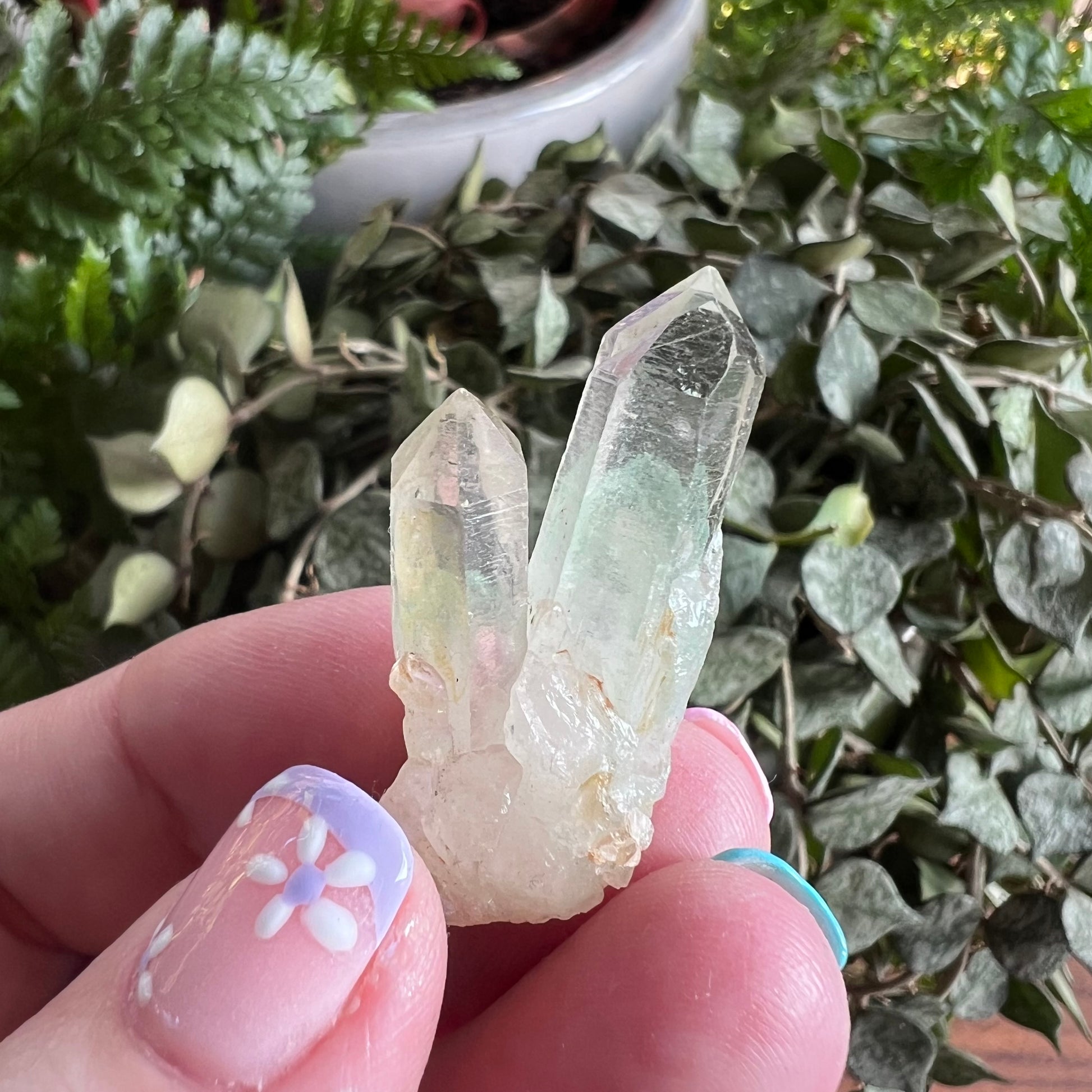 'Emerald Phantom' Fuchsite Phantom Quartz - Madagascar