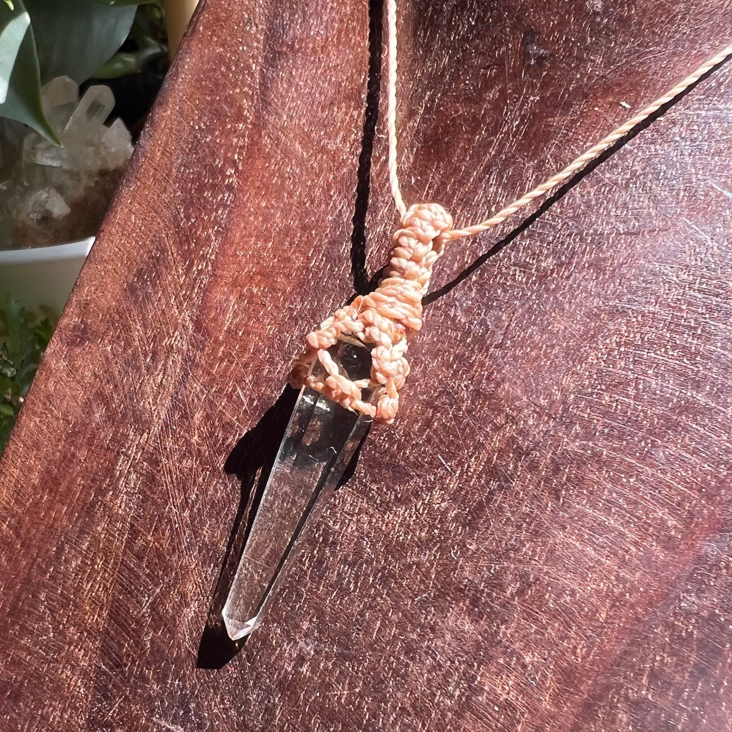 ‘Joi' Petite Talisman (iv)- Natural Smoky Citrine (Madagascan)