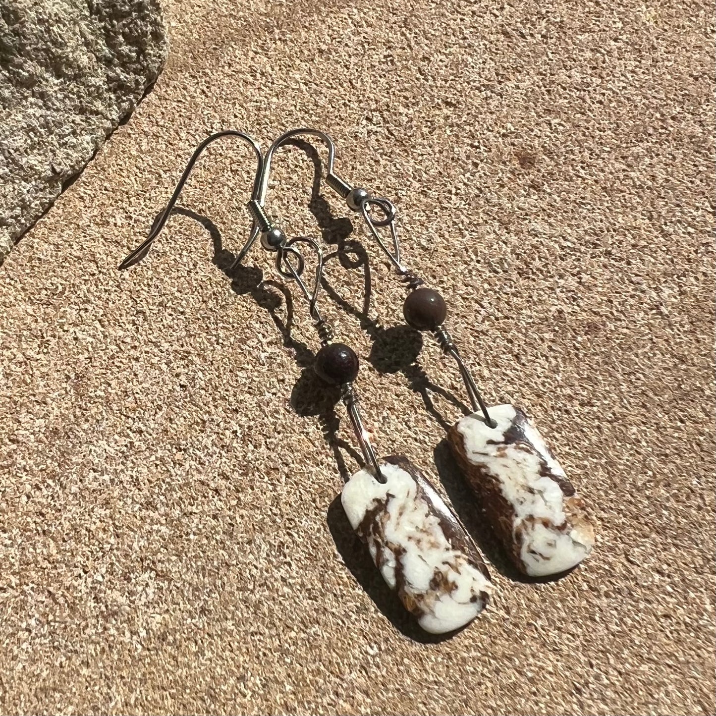 White Horse Mtn Turquoise Earrings