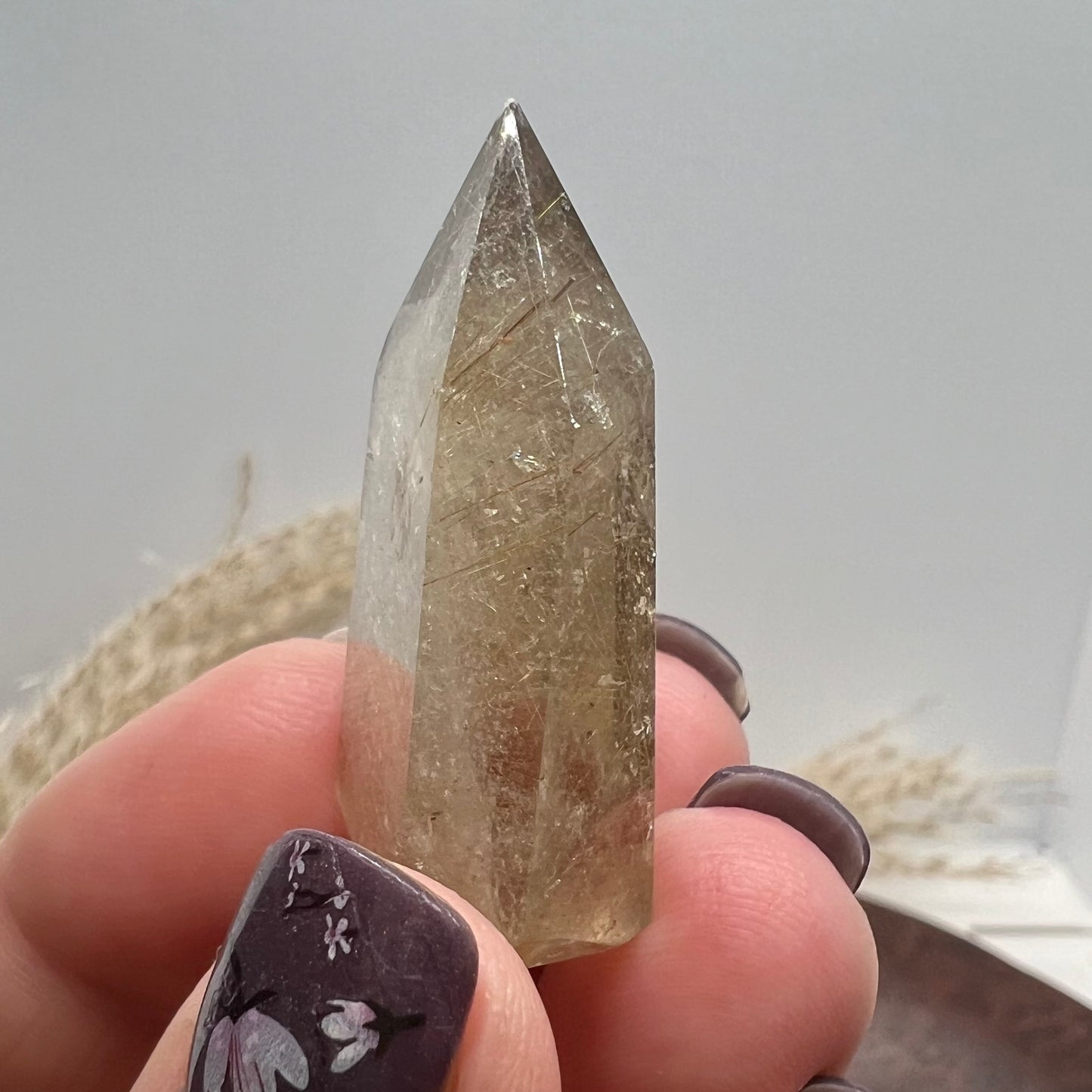 Golden Rutile Quartz Mini Tower (Brazil) (f)