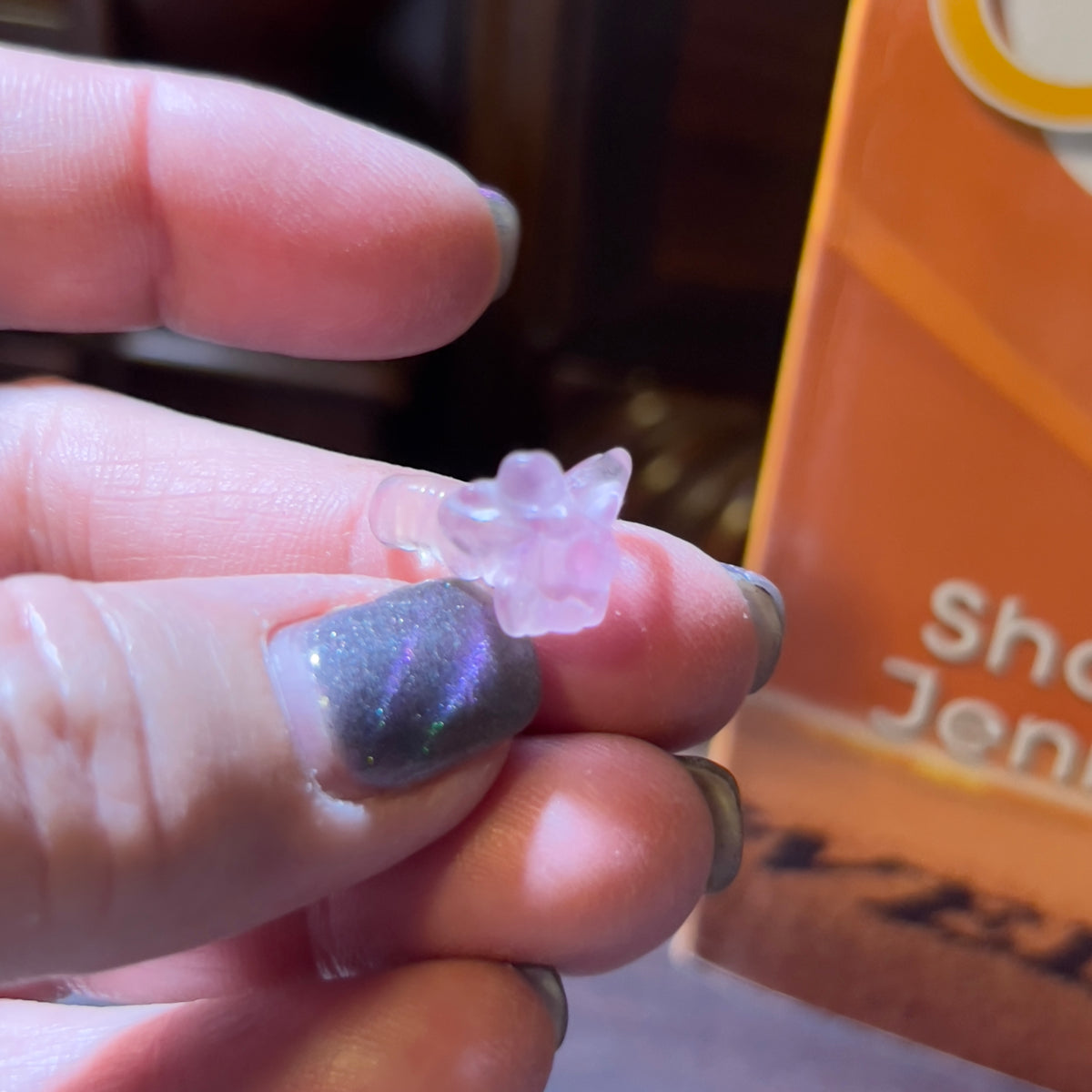 Mini Fluorite Carving: Dragonfly