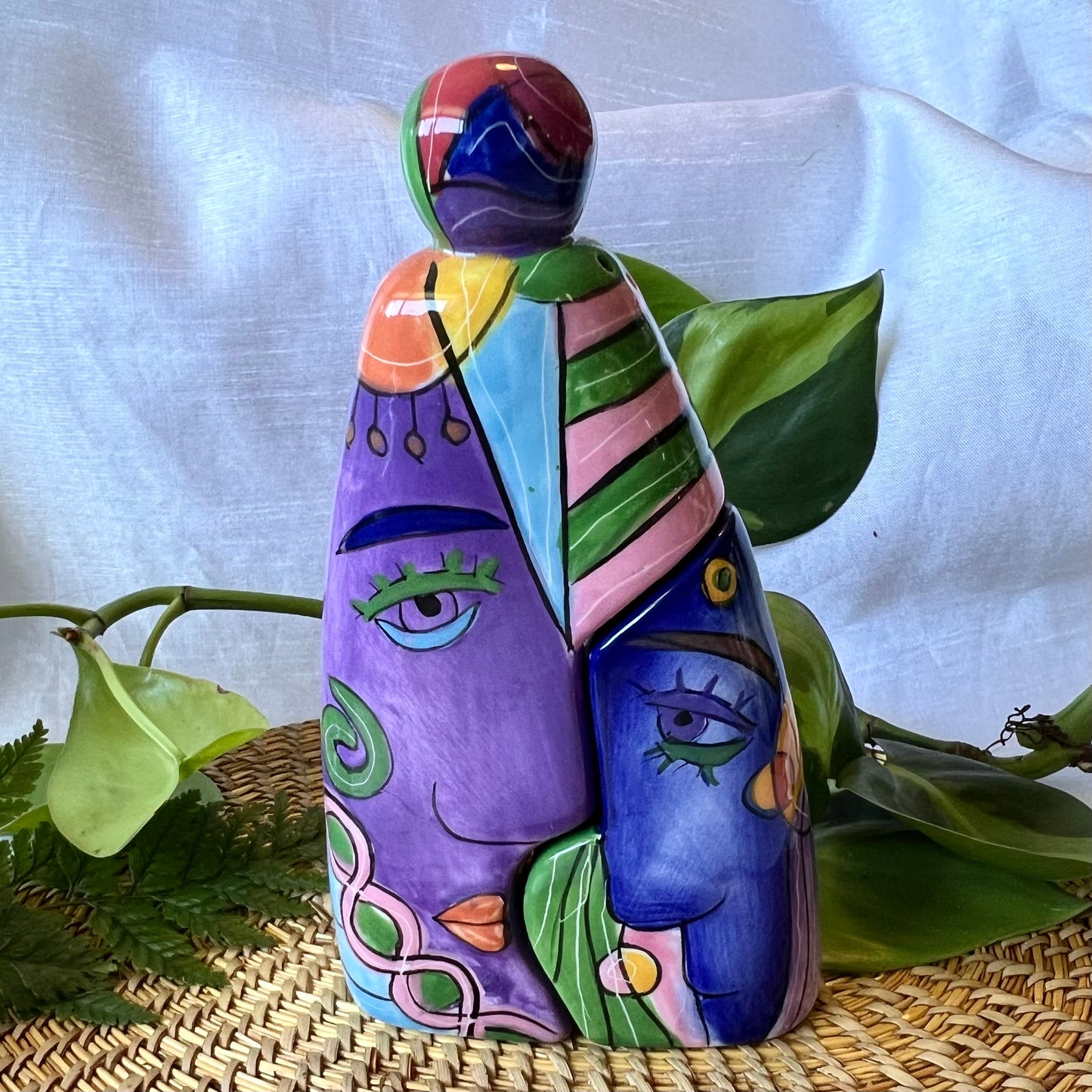 Picasso-Inspired Cubist Style Salt & Pepper Set - Preloved Kitsch