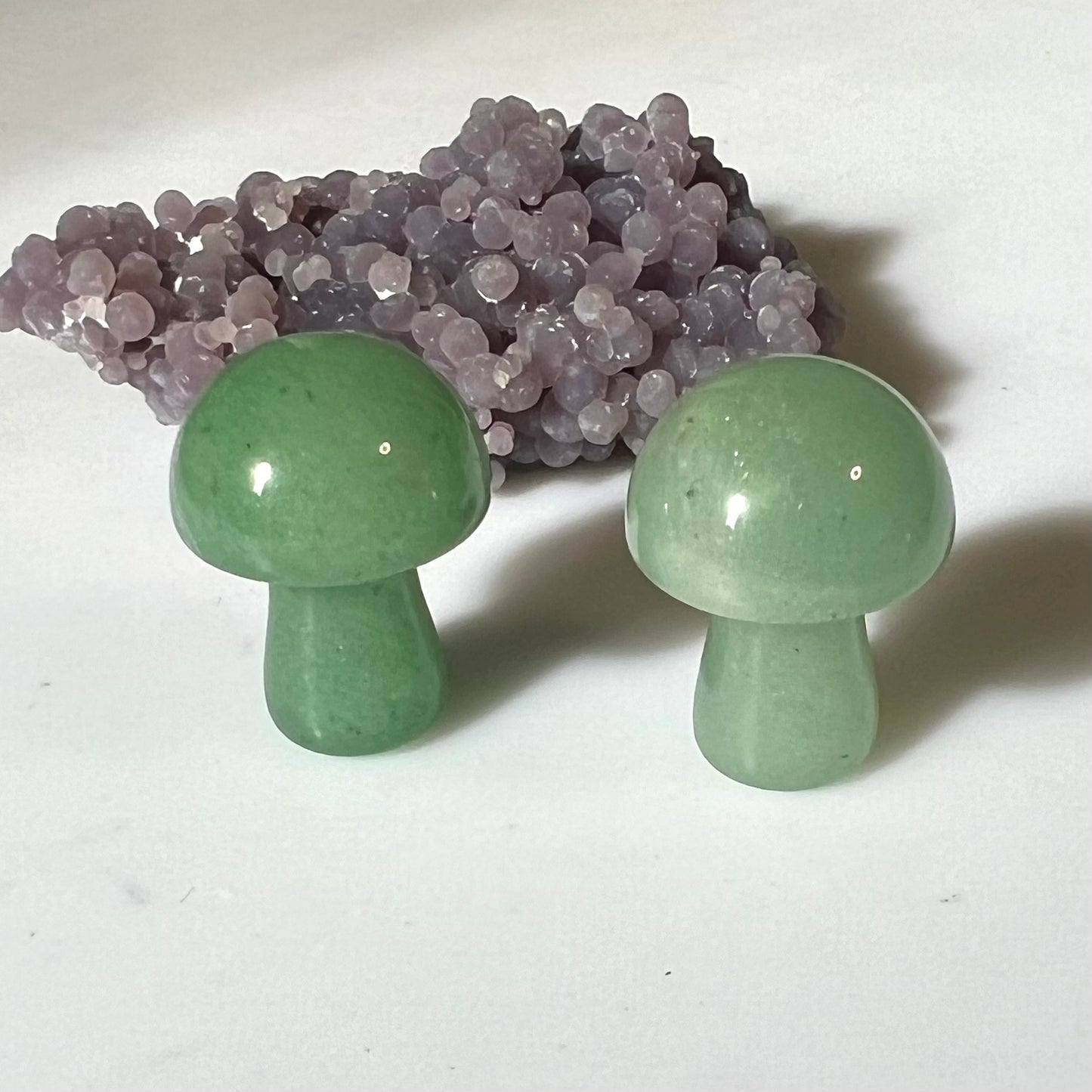 Green Aventurine Mini Mushroom Carvings