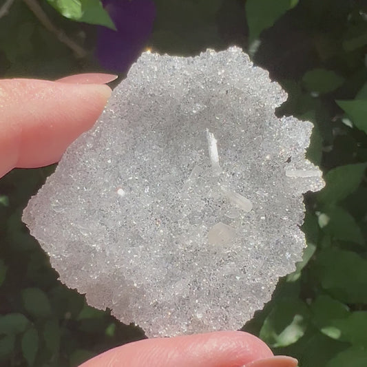 Snowflake Apophyllite | Sugar Druzy Apophyllite - Lusterous & High Grade | Jalgoan District, Maharashtra, India -