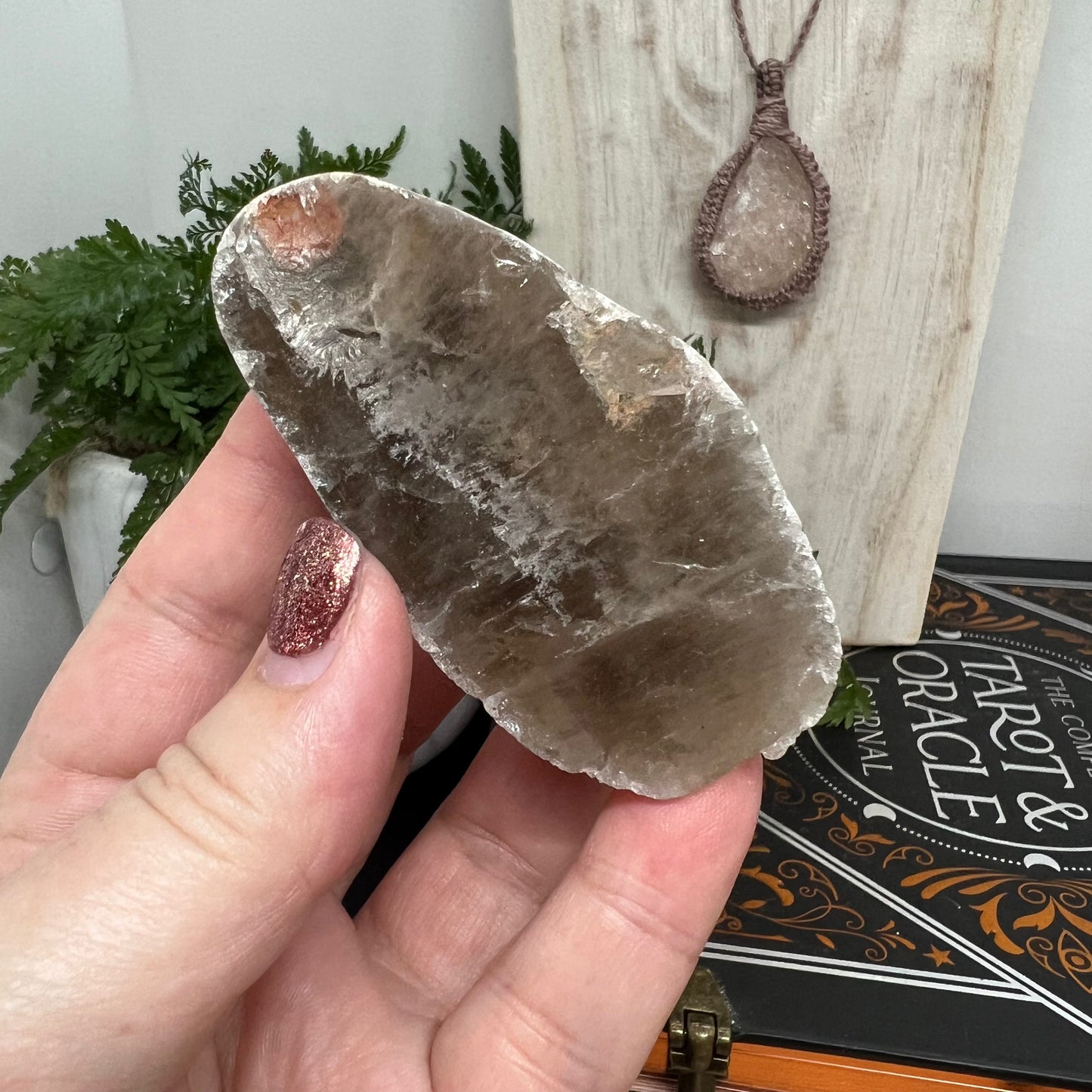 Skrying Stone Seer Stone / Scrying Stone - SMOKY QUARTZ – Earth Energy Studio
