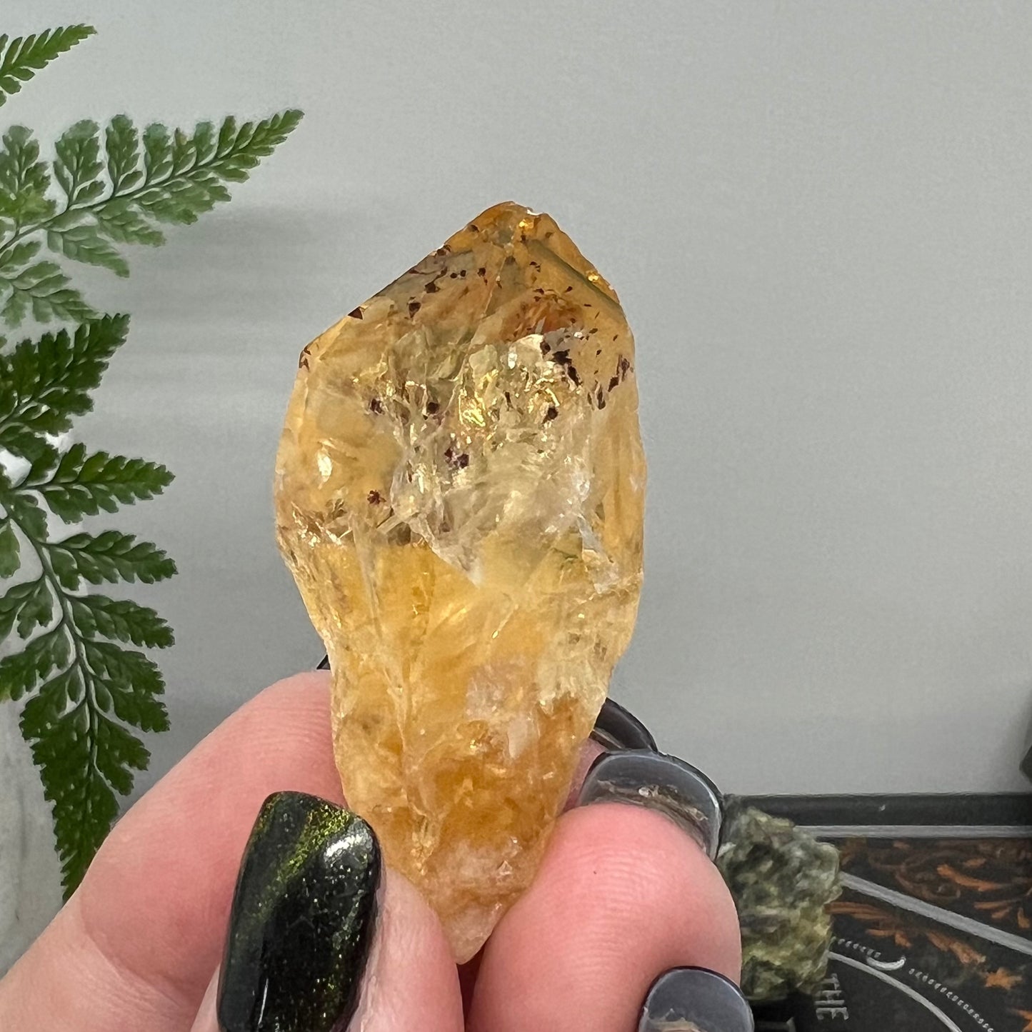 Citrine Raw Point (heat treated)