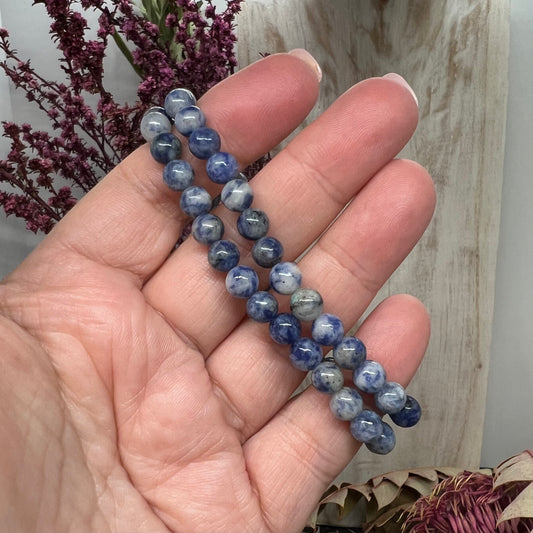 Sodalite Stretch Crystal Bracelet