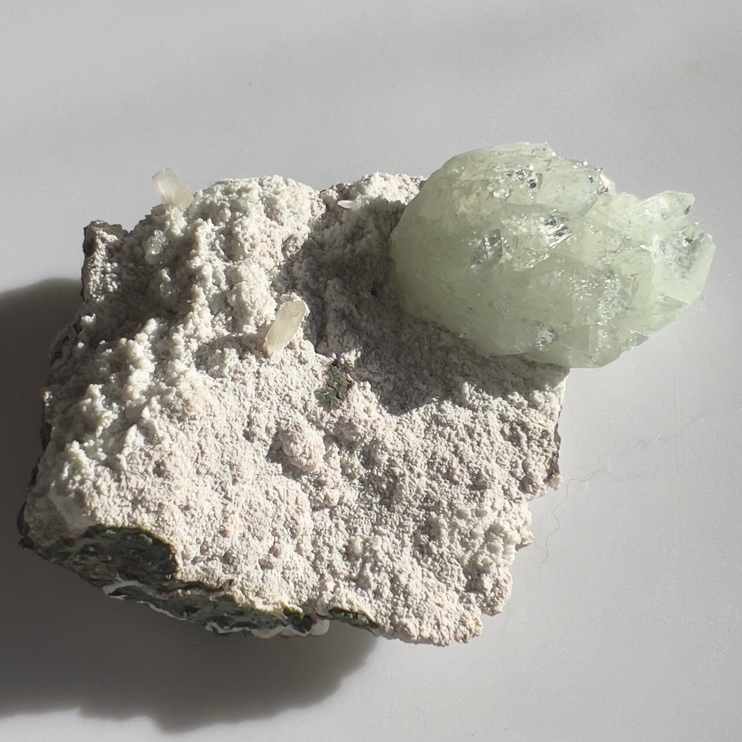 White Sugar Apophyllite Cluster Specimen