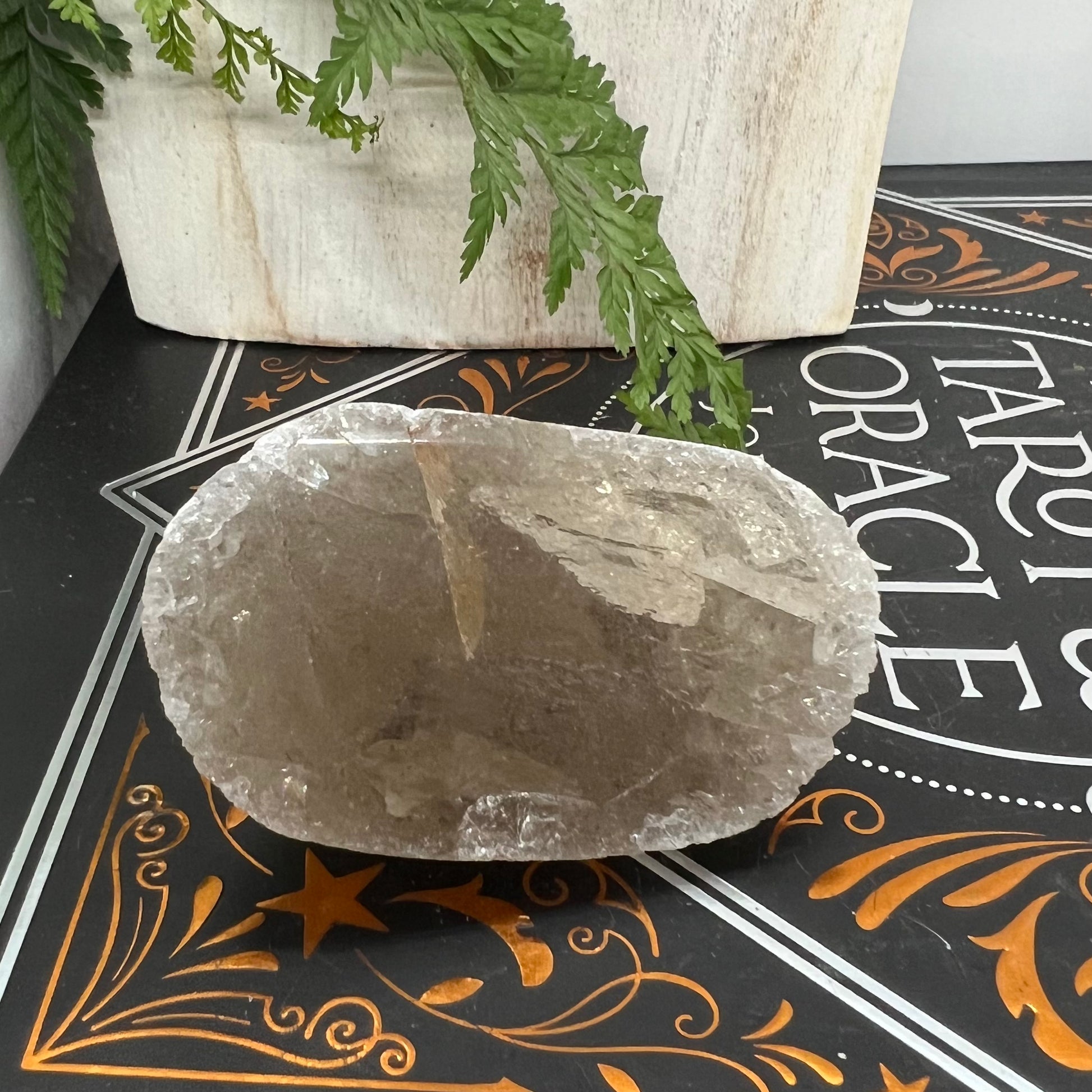 Skrying Stone Seer Stone / Scrying Stone - SMOKY QUARTZ – Earth Energy Studio